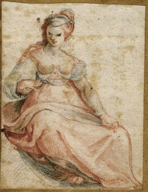 Anonymous 16th century artist, seated woman
